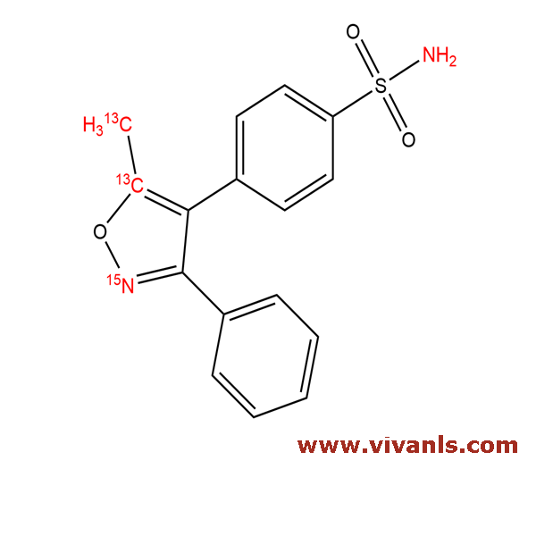 Stable Isotope Labeled Compounds-Valdecoxib-13C2,15N-1663667214.png